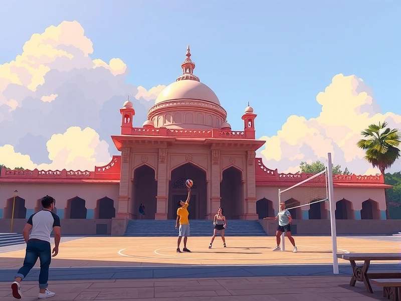 Regional Court in Mahal Volley Titan - Uttar Pradesh Village Ground Mahal Volley Titan Regional Court